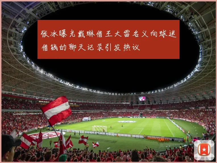 张冰曝光戴琳借王大雷名义向球迷借钱的聊天记录引发热议